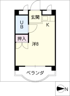 メゾン河合の間取り