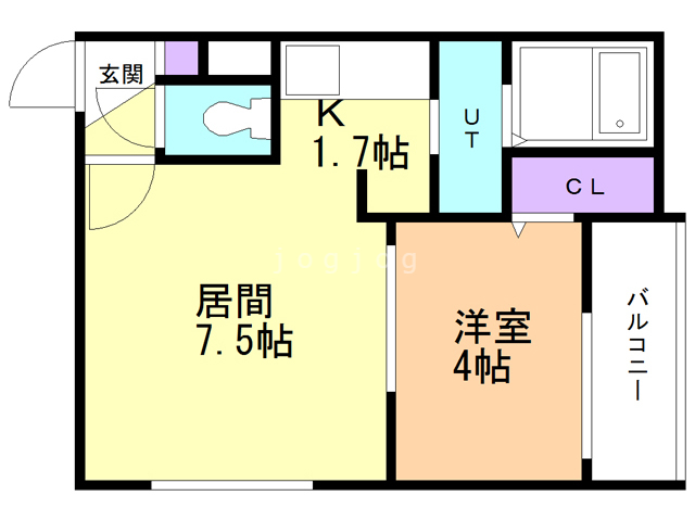 デュークＹＫ山の手の間取り