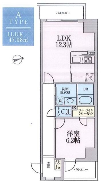 東京都墨田区押上１（マンション）の賃貸物件の間取り