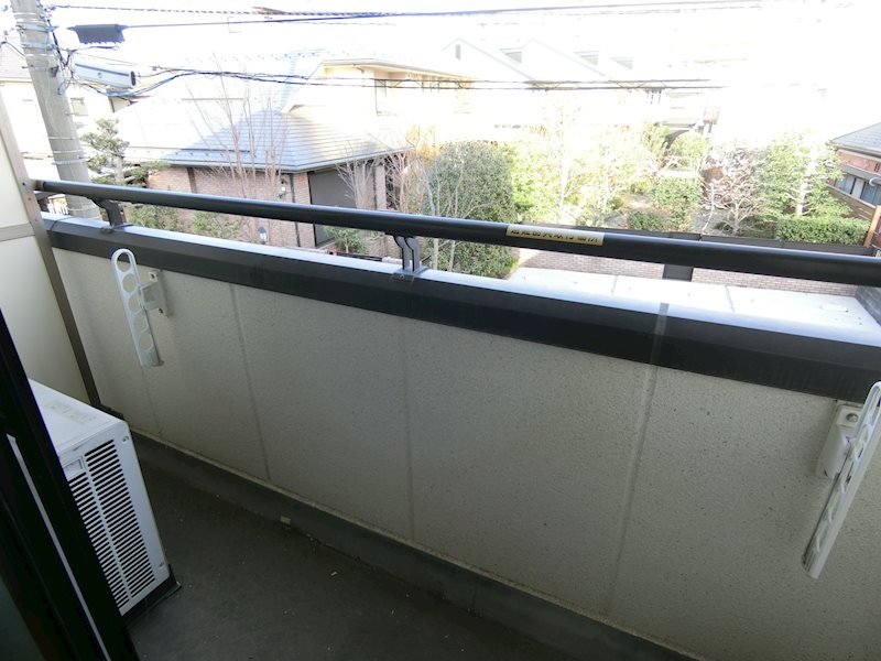 バルコニー　外干しできます！