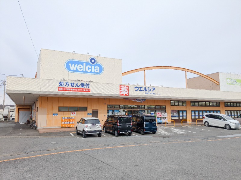 ドラックストア　ウエルシア前橋天川大島店（ドラッグストア）まで220m