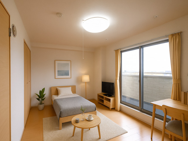 居室・リビング　CGで家具等を配置したもので家具等は含まれません