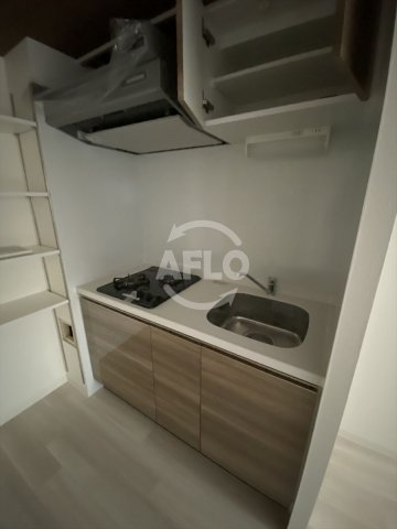 キッチン　ミラージュパレス谷町ブライト　2口ガスシステムキッチン