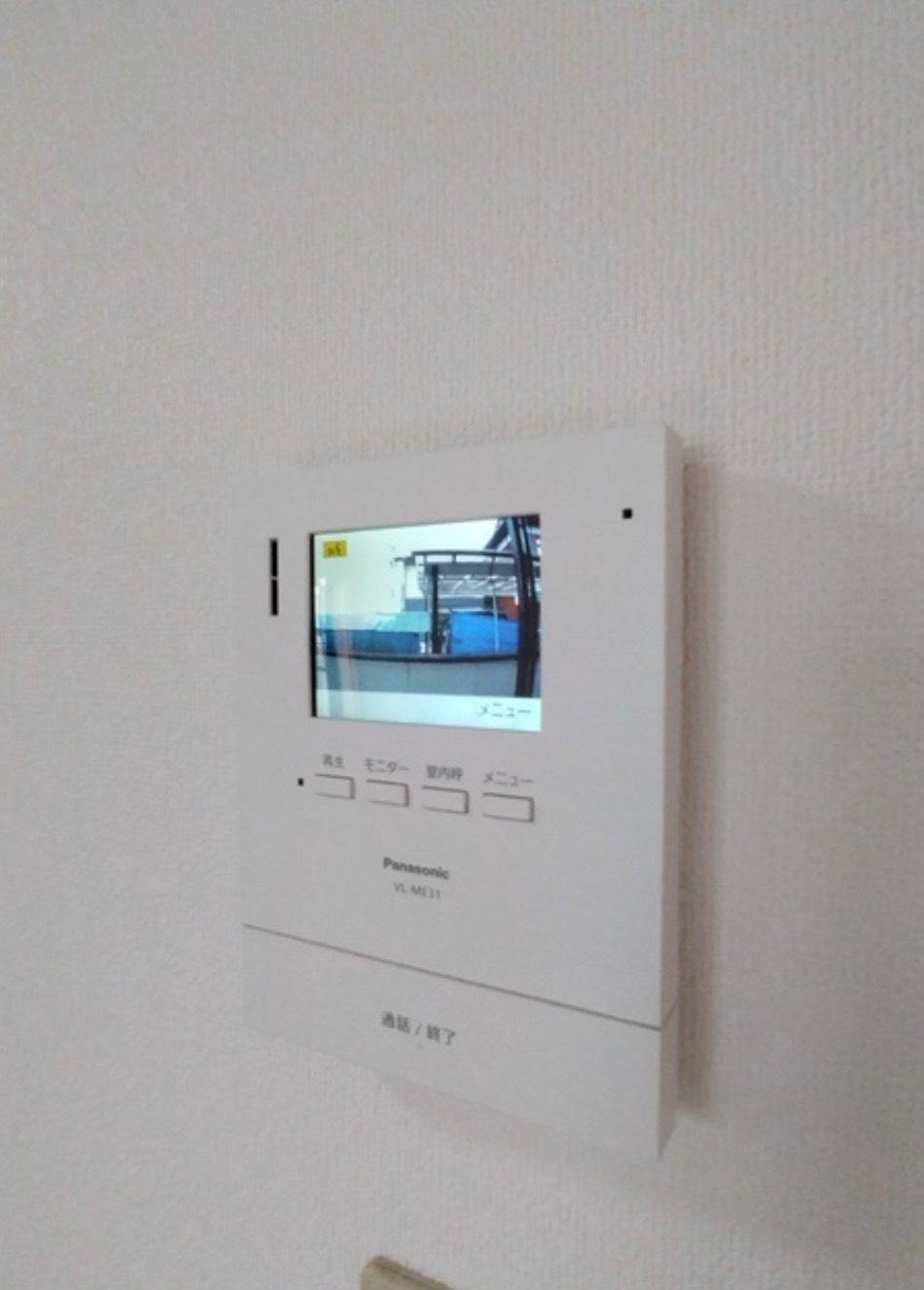 セキュリティ　モニター付きインターホン