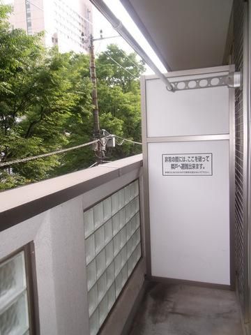 眺望　明るいバルコニーです