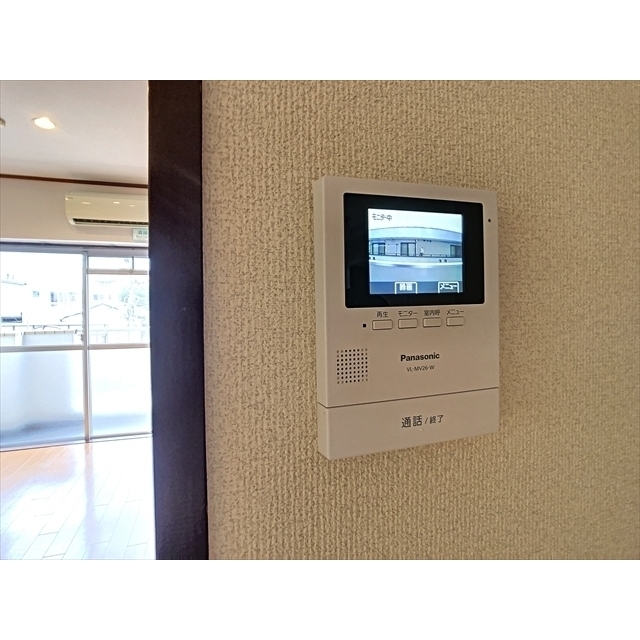 セキュリティ　来客は映像で確認できます