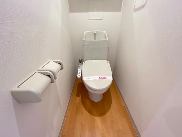 広島電鉄宮島線 山陽女学園前駅 徒歩16分 2階建 築13年のトイレ写真