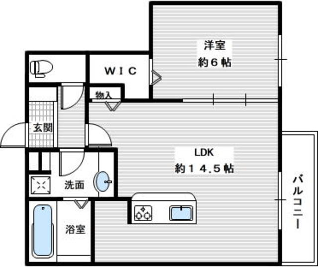 南海高野線 河内長野駅 徒歩9分 2階建 築9年の間取り写真