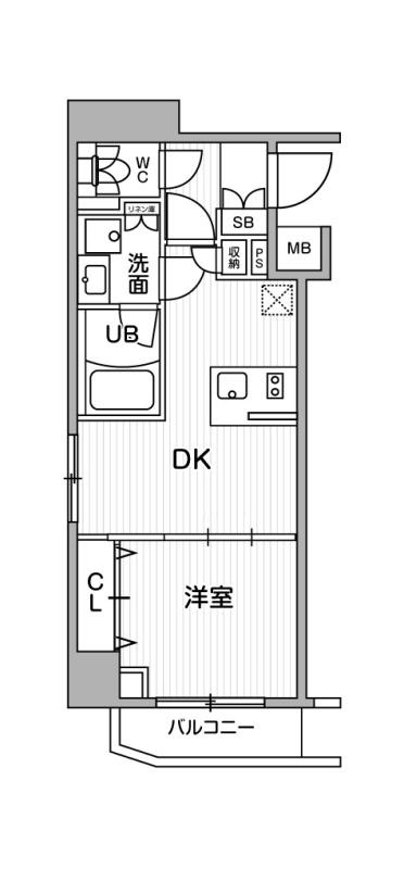 東急目黒線 西小山駅 徒歩10分 6階建 築5年の間取り写真