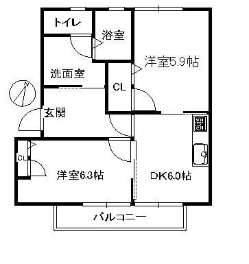 アーバヒルMの間取り