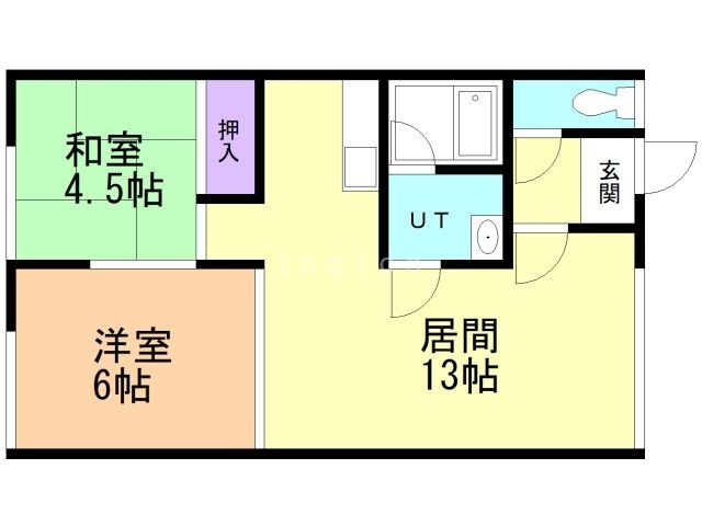 梅谷マンションの間取り