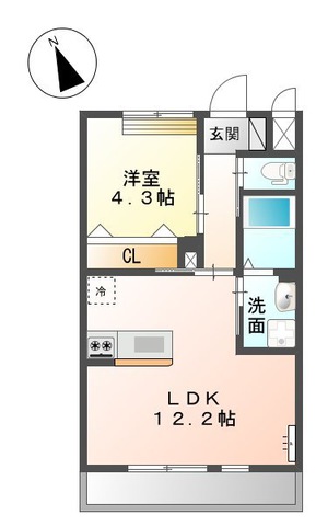 スライヴ　プレイスの間取り