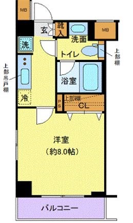 クレヴィスタ西馬込の間取り