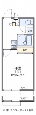 レオパレスゆかり荘の間取り