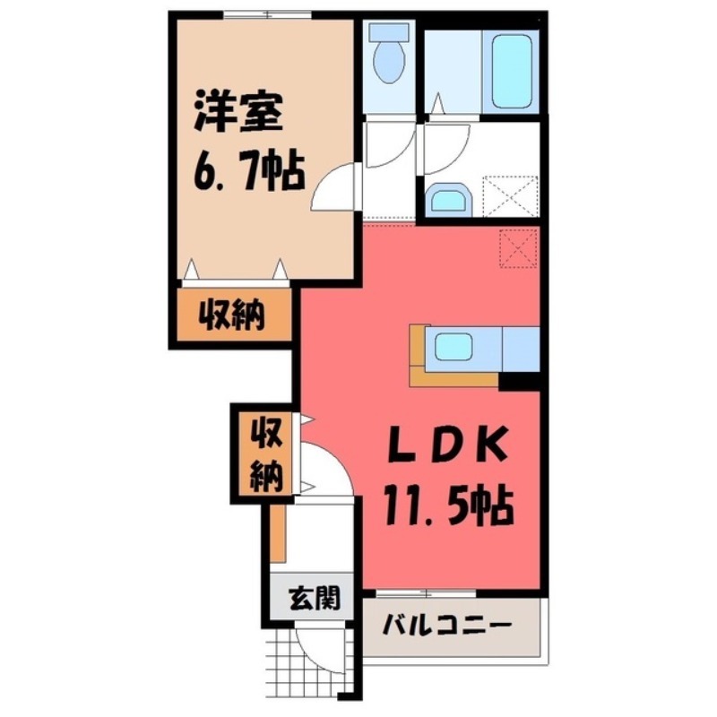 ハッピープラザの間取り