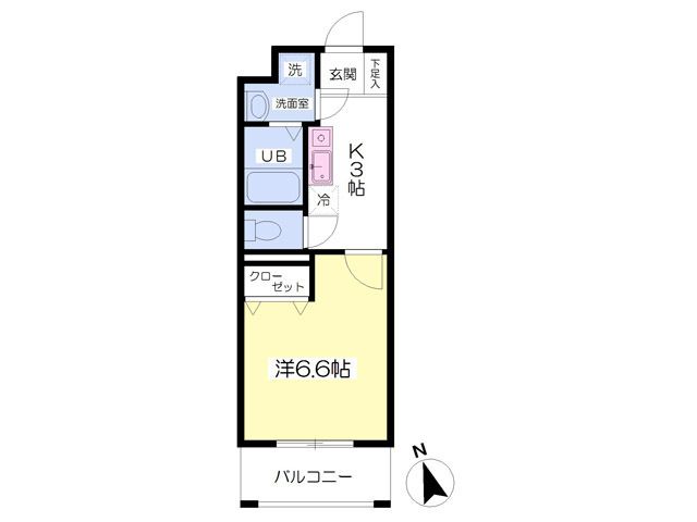 静岡県御殿場市大坂（マンション）の賃貸物件の間取り