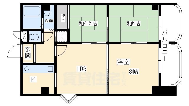 ヴォール・ヴォランの間取り