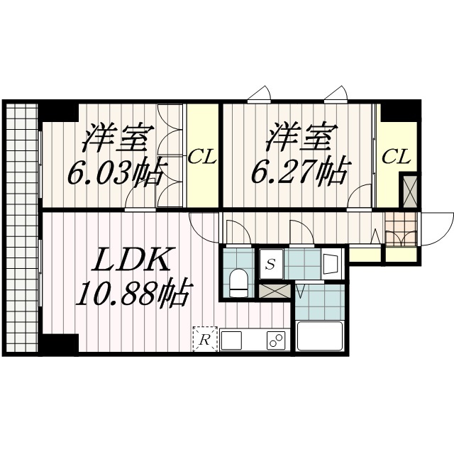 エステート秀の間取り