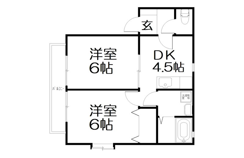 Espoir諸木の間取り