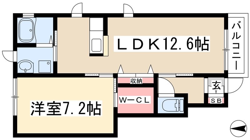 メゾンティアラの間取り