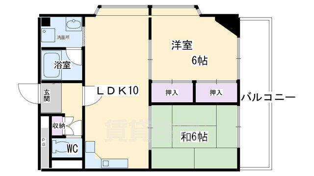 北小路デュークハイツの間取り