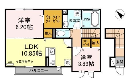 北葛西ハイツIIの間取り