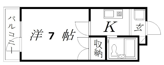 浜松市中央区上島のマンションの間取り