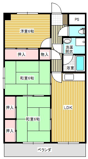 メゾンポプラの間取り