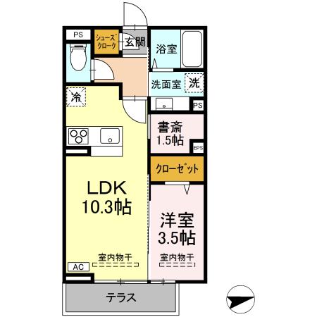 グランスクエア　III番館の間取り