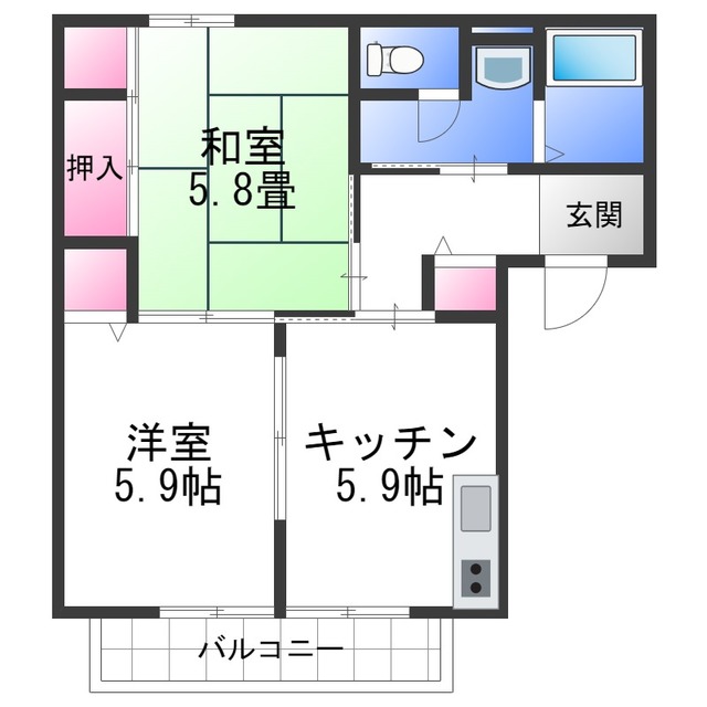 アネックスの間取り