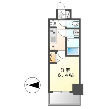 プレサンス新栄アーバンフローの間取り