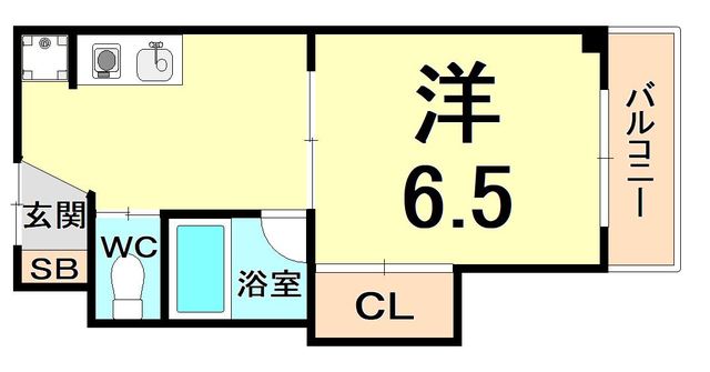 伊丹市西台のマンションの間取り