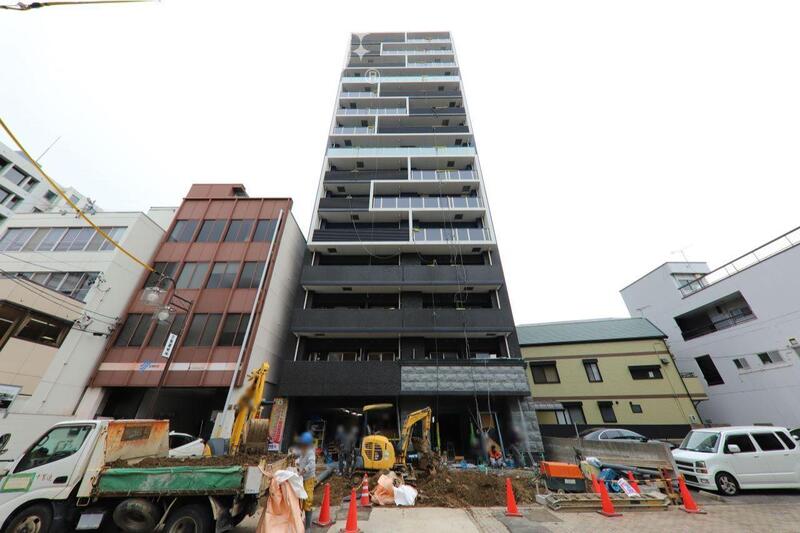 【プレサンス大須観音駅前の建物外観】