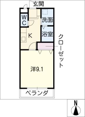 ボヌールＳＫIIの間取り