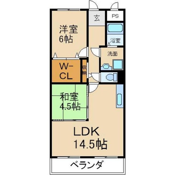 八坂一番館の間取り