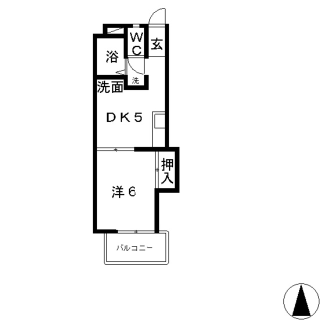 美和ハイツの間取り