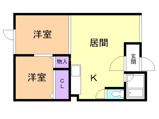 寿マンションの間取り