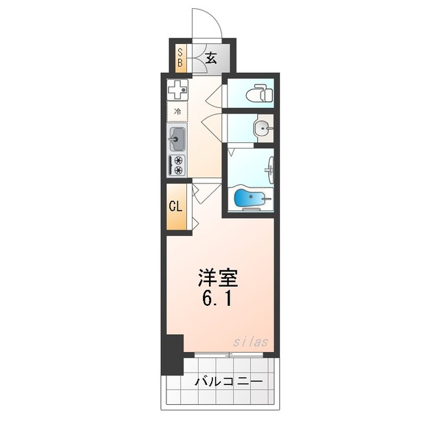 住之江公園レジデンスの間取り