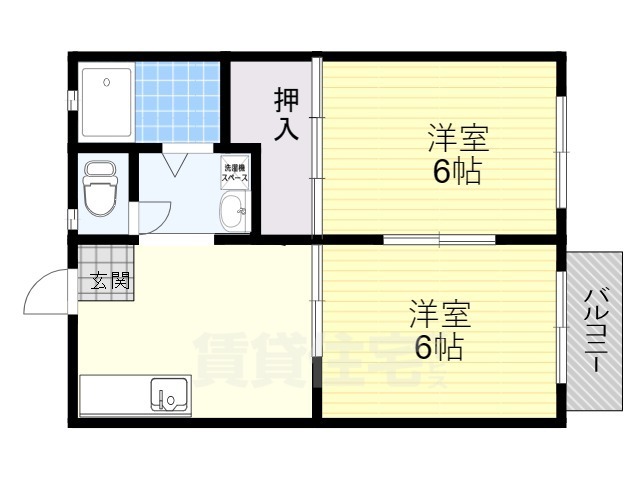 田村ハイツ1の間取り