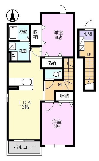 ジェミニの間取り