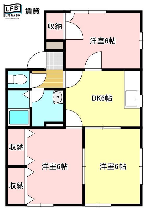 グランカフリエＢの間取り