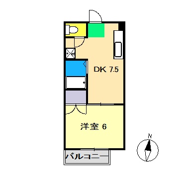 ハイツ長井の間取り