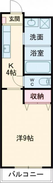 伊賀市西明寺のマンションの間取り