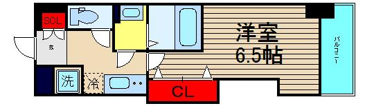 ラグゼ難波西Iの間取り