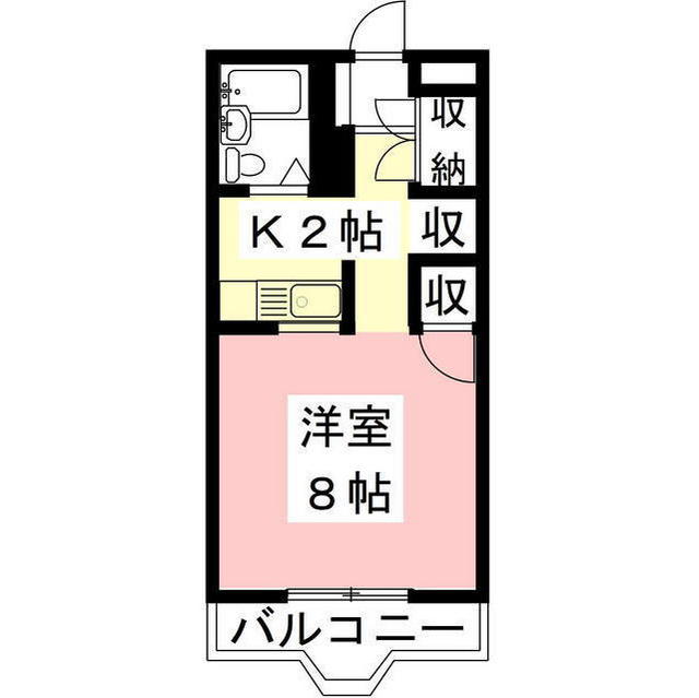 【瑞穂市稲里のアパートの間取り】