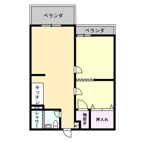 チサンマンション茅ヶ崎の間取り