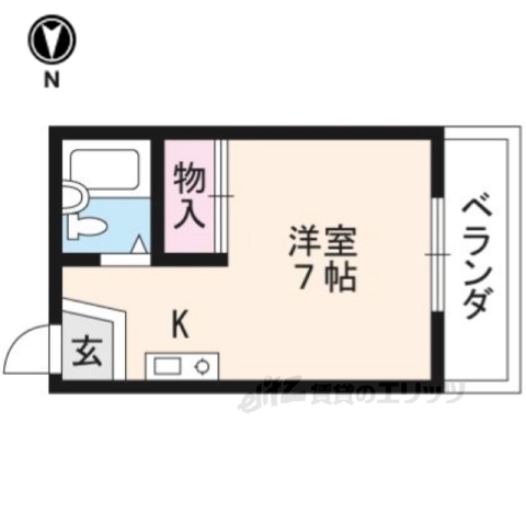 【シャルマン前川の間取り】