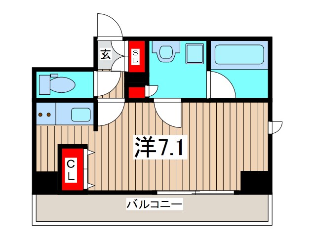 アンベリール西川口参番館の間取り