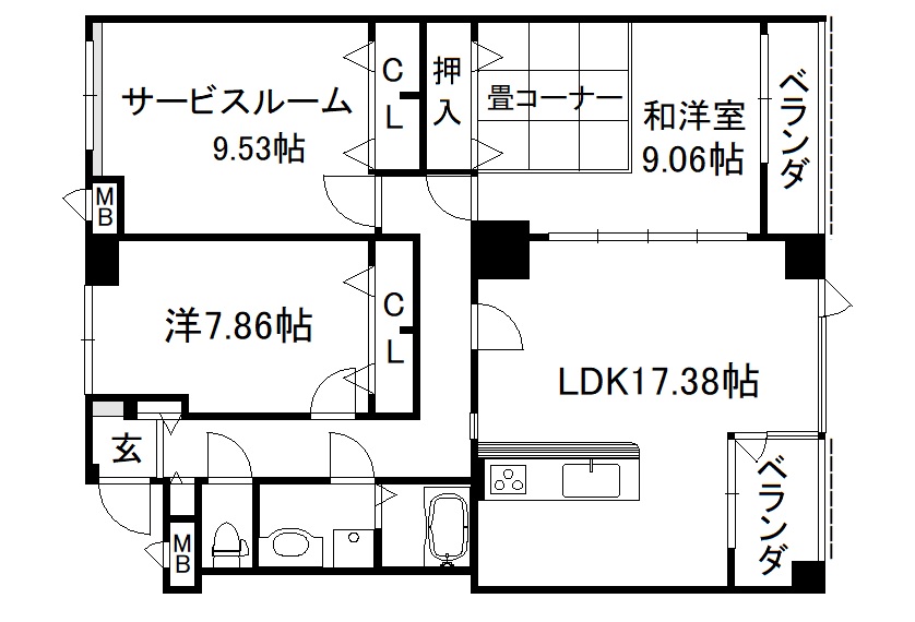 IRORIEの間取り