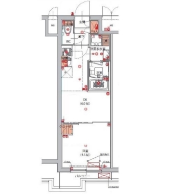 江東区南砂のマンションの間取り